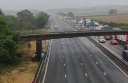 M6 traffic LIVE: 'Very serious' crash in Stoke between 3 lorries and car closes motorway