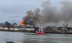 Belfast fire LIVE: Harbour in flames today as smoke fills sky in Northern Ireland