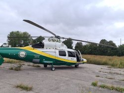 Child taken to hospital after being hit by vehicle as air ambulance called