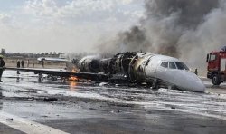 Horror plane crash Libya's Misrata Airport as aircraft left destroyed on runway