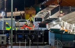 Migrants head to Kent for processing after protesters gathered in Gosport