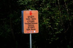 NATO member soldiers threatened as 'armed individual try to force migrants over border'