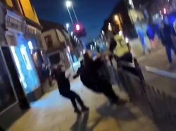 Glasgow LIVE: Chants of 'we've had enough' as anti-migrant protesters clash with police