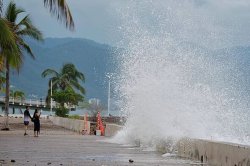 Hurricane Simon pounds Mexico's coastline as 'life-threatening' warning issued