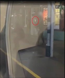 Horror at UK train station as masked youths 'wield machetes' on busy platform