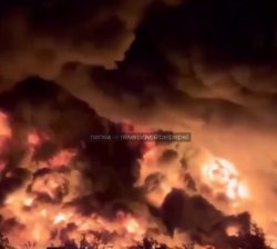 Russia burns as Zelensky defies Trump's orders with huge explosion at oil depot