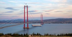 World's longest suspension bridge cost billions to build and spans over 2,000 metres