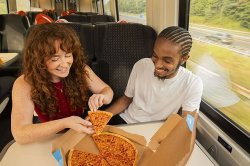 Train passengers can get free Domino's if travelling on specific route this weekend