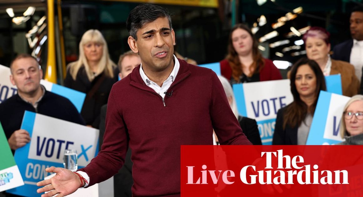 Rishi Sunak to launch Tory local election campaign amid Waspi women row â UK politics live | Politics