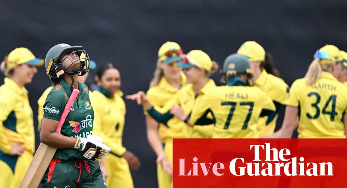 Bangladesh v Australia: first womenâs one-day international â live | Australia women’s cricket team