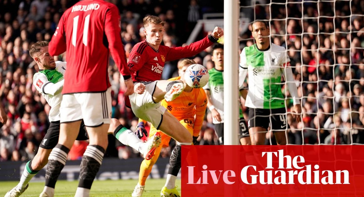 Manchester United v Liverpool: FA Cup quarter-final â live | FA Cup