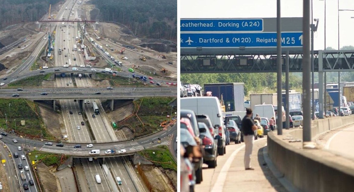 M25 closure LIVE: UK motorway to shut for 57 hours as Brits face weekend of travel chaos | UK | News