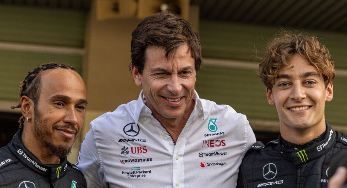 F1 stars exposed for texting about Lewis Hamilton’s job to George Russell and Toto Wolff | F1 | Sport