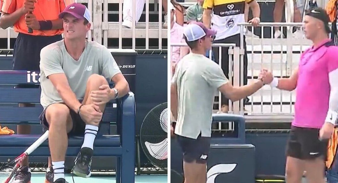 Miami Open star forced to retire as crowd gasp after freak injury to home favourite | Tennis | Sport