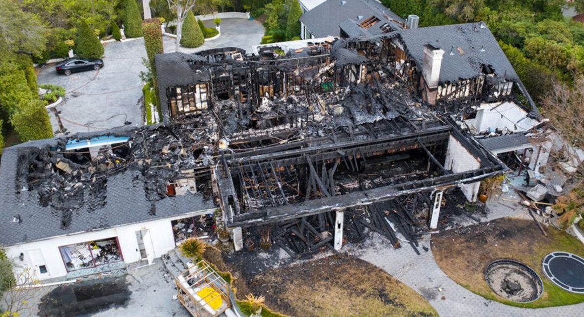 Cara Delevingne’s $7 million home destroyed by fire seen in snaps of devastating wreckage