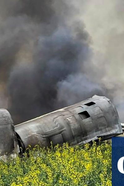 Ukraine war briefing: Kyiv claims bomber shot down at 308km range after crash in Russia | Ukraine