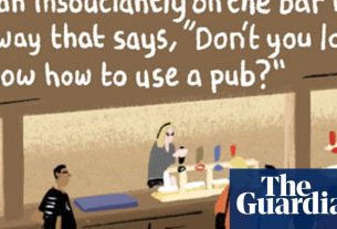 ‘You don’t queue at the bar!’: a guide to pub etiquette – the Stephen Collins cartoon
