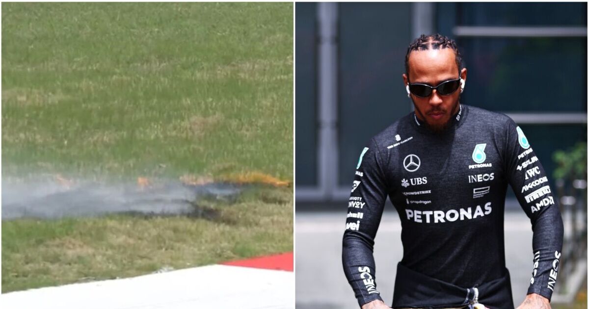 F1 LIVE: Fire breaks out at Chinese Grand Prix as Lewis Hamilton hits new low
