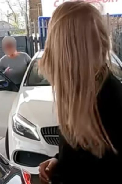 Annoyed lady ‘gets mad’ at learner driver filling up at petrol station for the first time 