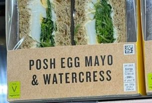 M&S slammed for selling ‘posh’ egg and cress sandwich for £6