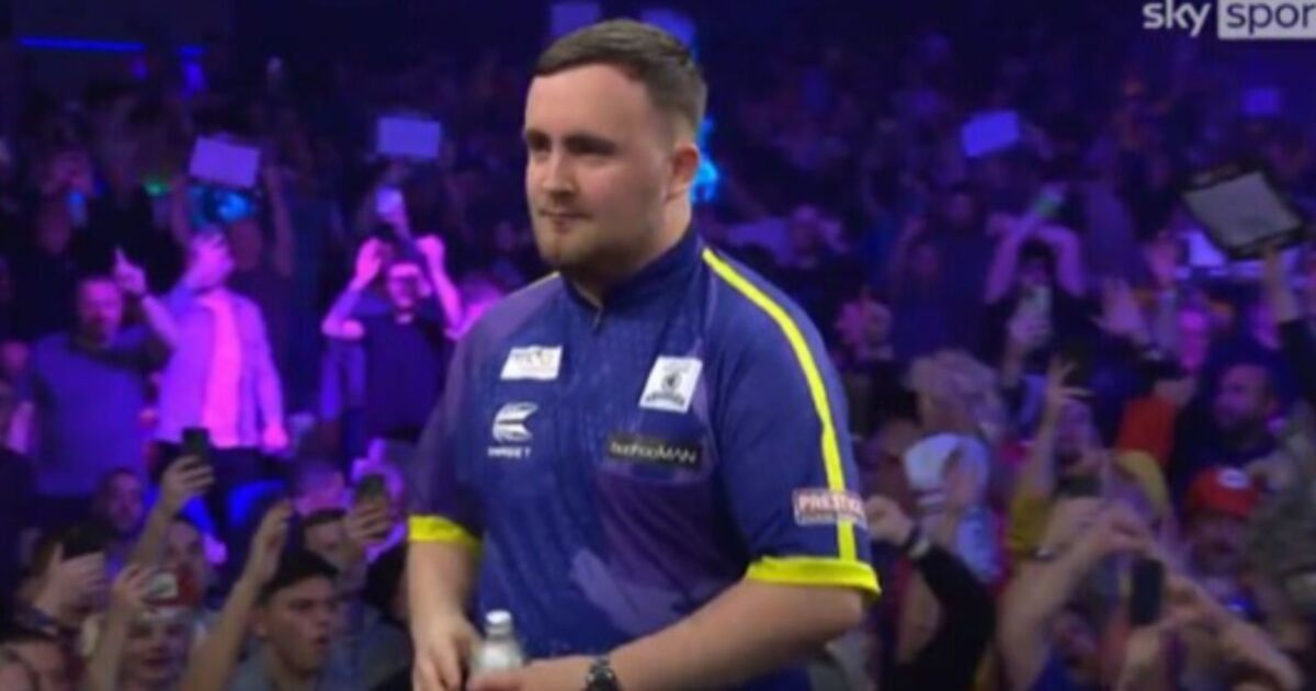 Luke Littler laughs in embarrassment as darts star forced to ask for help | Other | Sport