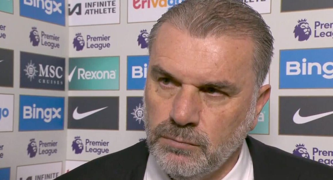 Ange Postecoglou shoulders the blame as Tottenham boss snaps back in spiky Sky interview | Football | Sport