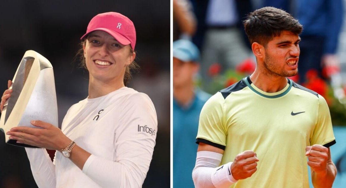 Iga Swiatek blames Carlos Alcaraz, Daniil Medvedev and Jannik Sinner injuries on new rules | Tennis | Sport