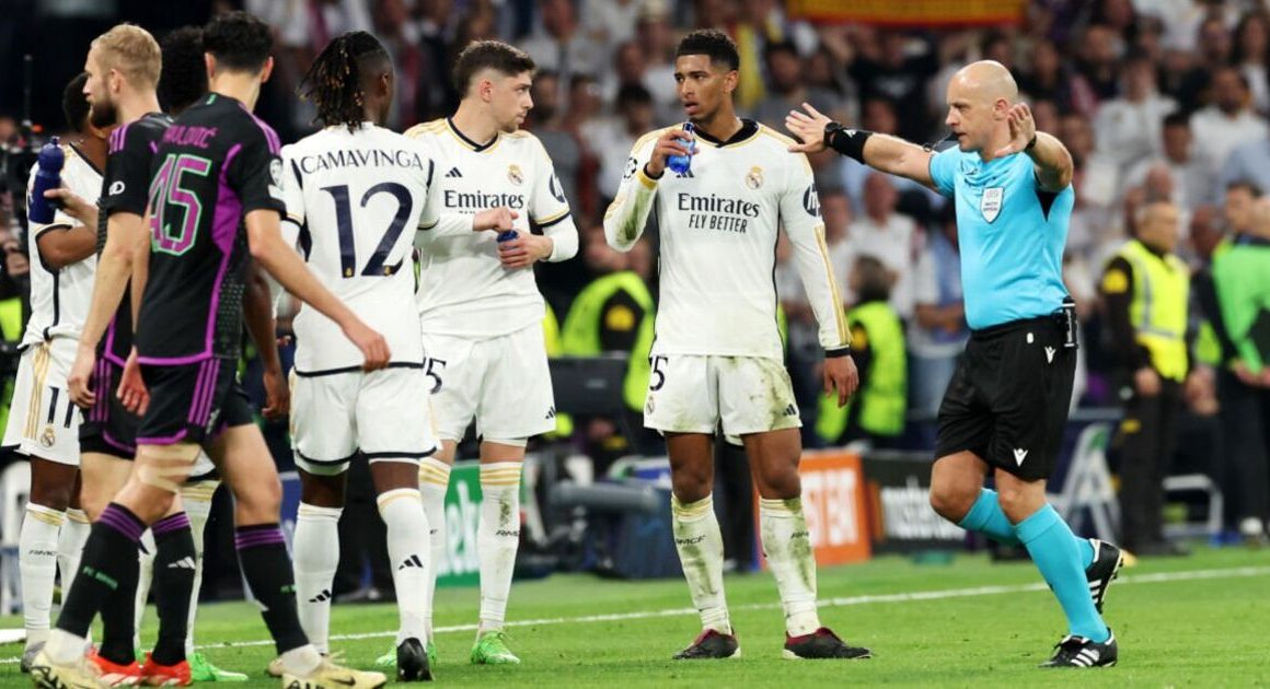 Real Madrid break UEFA rules as referee rules out Champions League goal | Football | Sport