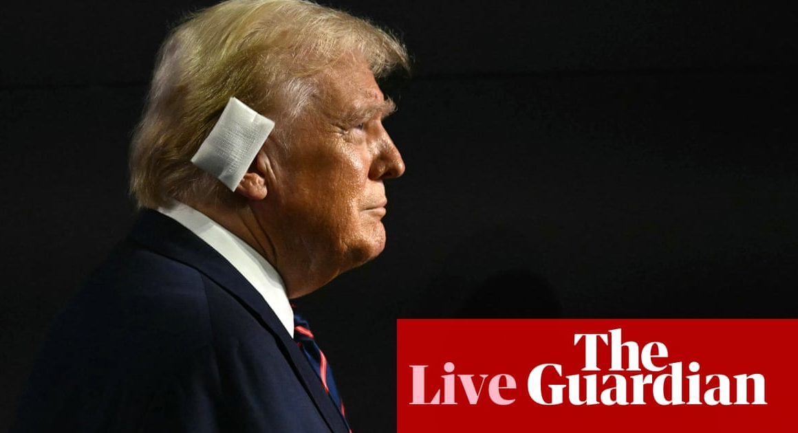 Trump meets with Secret Service chief ahead of speech at Republican convention – live | Republican national convention 2024