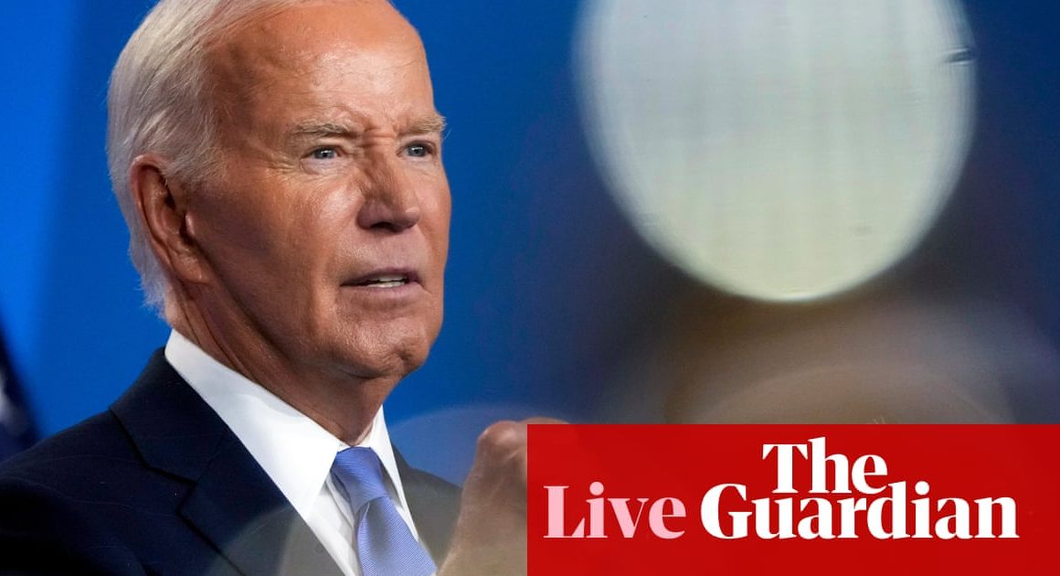 Biden’s family reportedly discussing possible ‘exit’ plan as top aide says president is ‘best person’ to beat Trump – live | US elections 2024