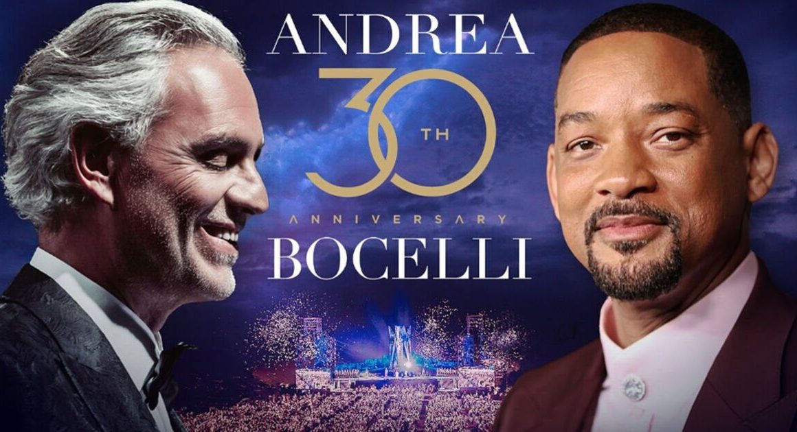 Will Smith to perform at Andrea Bocelli 30th anniversary concerts – Get tickets | Music | Entertainment