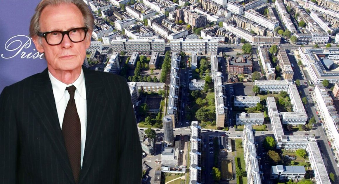 Bill Nighy’s quiet life in posh suburb where average homes fetch £1.3m