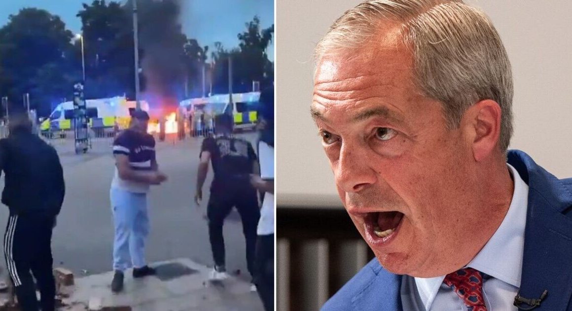 Leeds riots spark furious Nigel Farage warning as mobs drive police from streets | UK | News