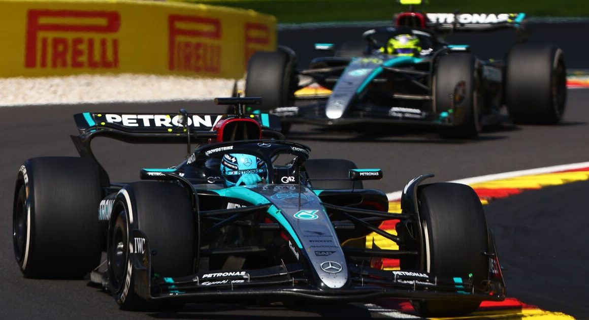 Russell holds off Hamilton for Mercedes 1-2 in emphatic Belgian GP win | F1 | Sport