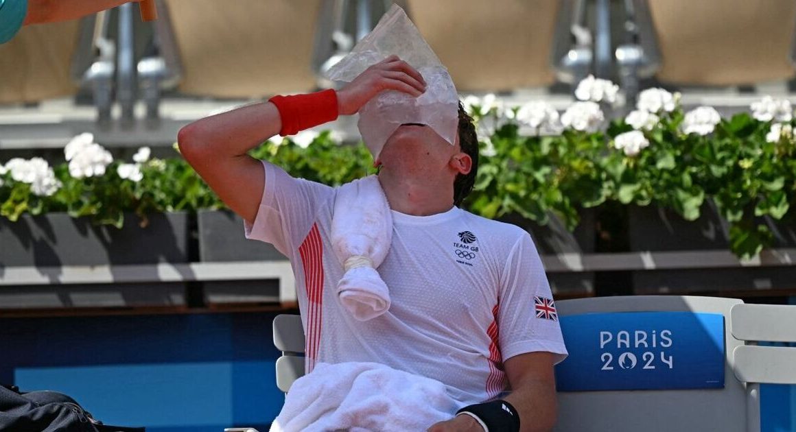 Jack Draper blasts Olympics after being made to drink warm water in searing heat | Tennis | Sport