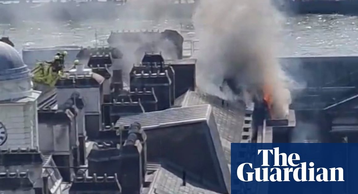 Somerset House fire: 125 firefighters tackle blaze at London arts venue | London