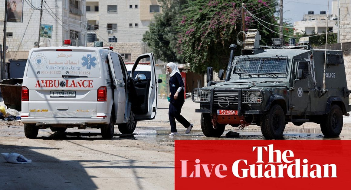 Middle East crisis live: Senior Hamas commander killed by Israeli police in West Bank, IDF says | Israel