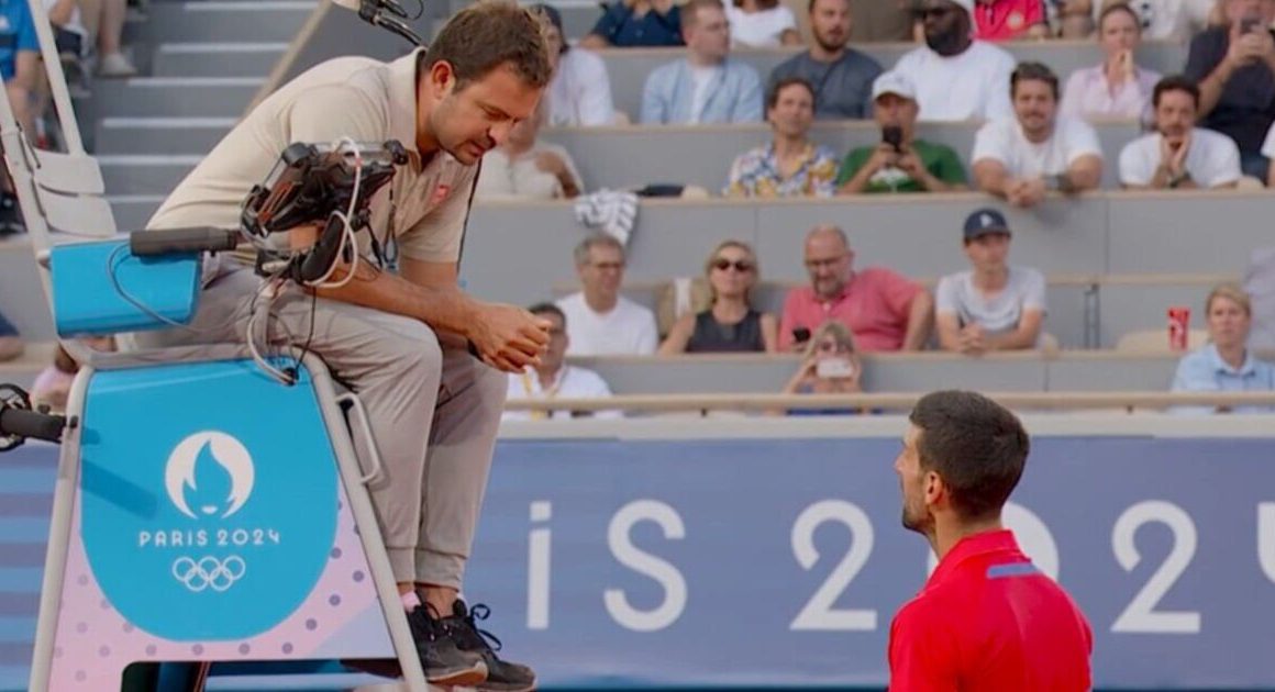 Novak Djokovic booed and told off by umpire in angry Olympics outburst | Tennis | Sport