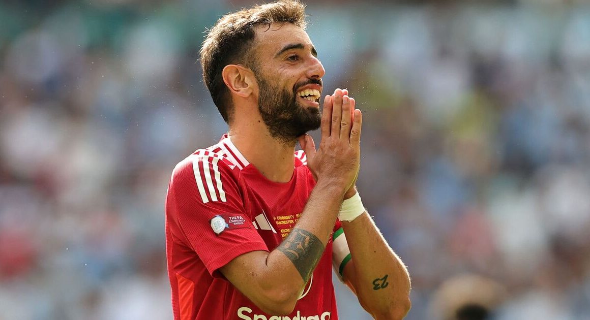 Bruno Fernandes shows true colours as Man Utd lose Community Shield vs Man City | Football | Sport