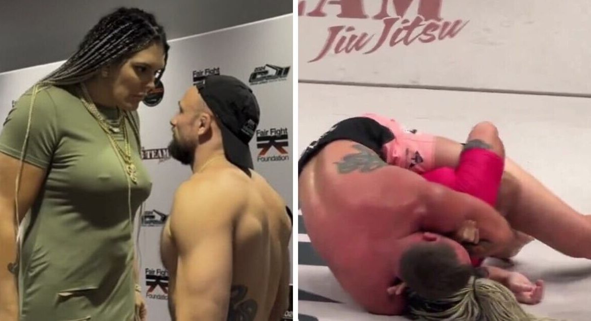 Male Jiu Jitsu fighter chokes out and controversially kisses female opponent in mixed bout | Other | Sport