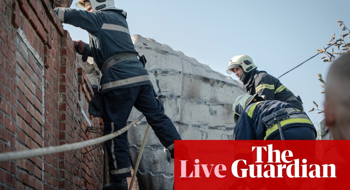 Russia-Ukraine war: child killed in Kharkiv as Russian bomb hits playground | World news