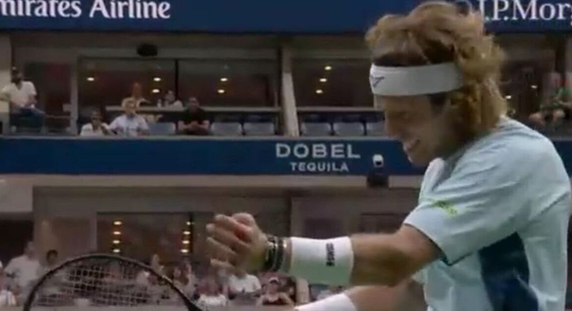 Andrey Rublev in ’embarrassing’ US Open meltdown as Russian makes himself bleed | Tennis | Sport