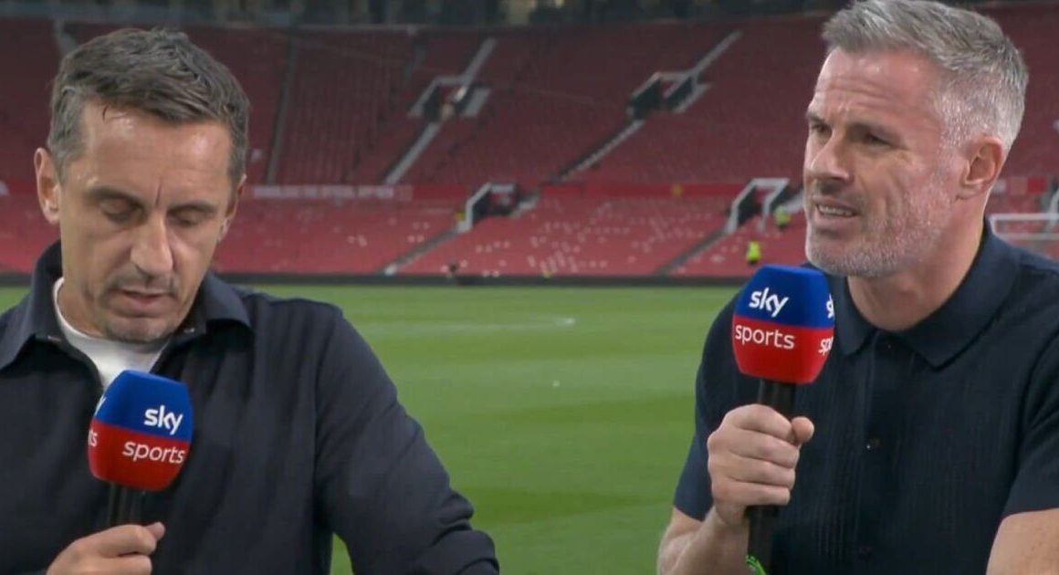 Gary Neville and Jamie Carragher in heated Man Utd argument live on TV | Football | Sport