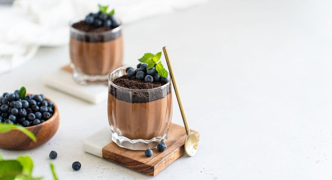 Eggless chocolate mousse recipe only calls for two simple ingredients