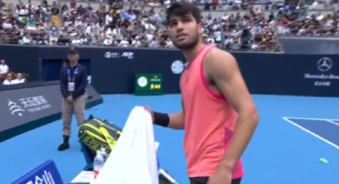 Carlos Alcaraz rows with China Open umpire – ‘This is not tennis’ | Tennis | Sport