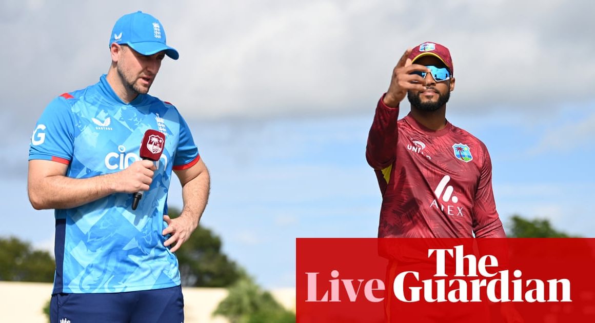 West Indies v England: second men’s one-day cricket international – live | England v West Indies 2024