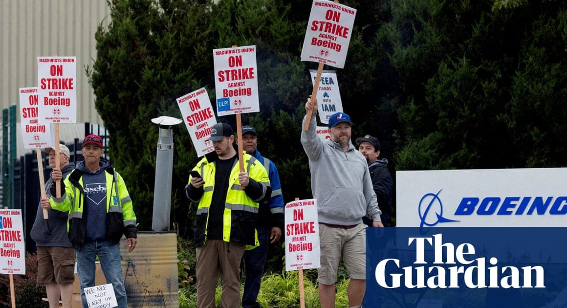 Striking Boeing workers to vote on deal offering 38% pay rise and bigger bonus | Boeing