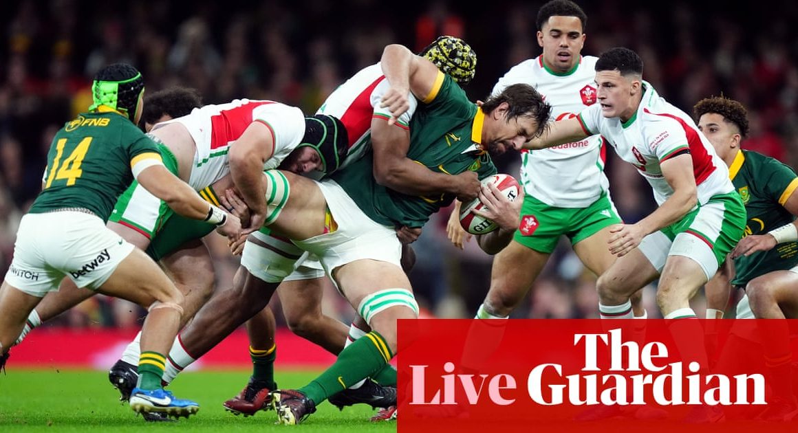 Wales v South Africa: Autumn Nations Series – live | Autumn Nations Series