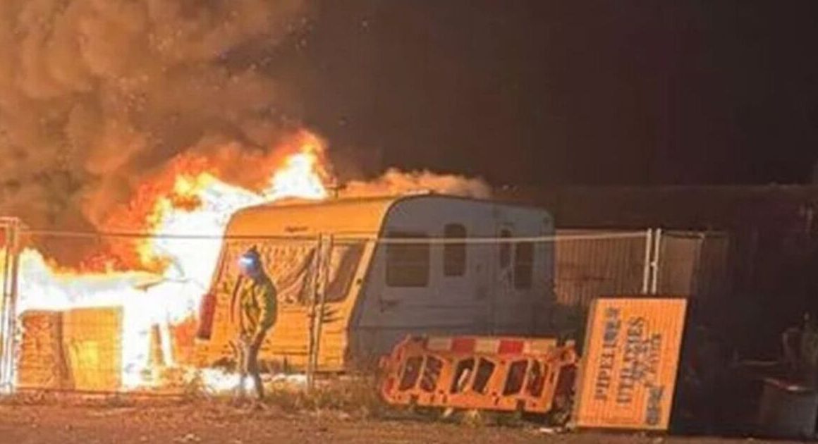 Stoke fire: ‘Kids screaming’ as bonfire inferno sparks evacuation | UK | News