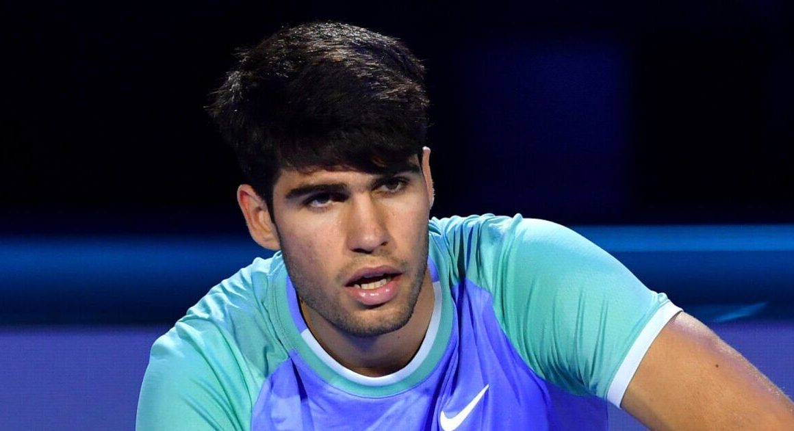 Carlos Alcaraz ‘struggling to breathe’ and may withdraw from ATP Finals clash | Tennis | Sport